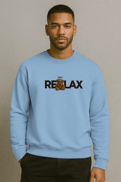 Just Relax Sweatshirt (White) My Store