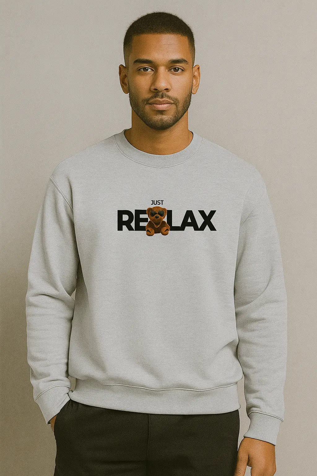 Just Relax Sweatshirt (White) My Store