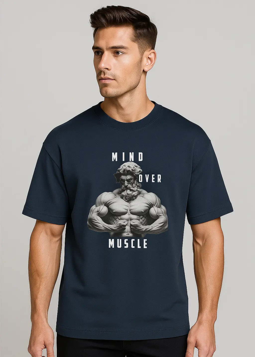 Mind Over Muscle   Oversized Standard T-Shirt My Store