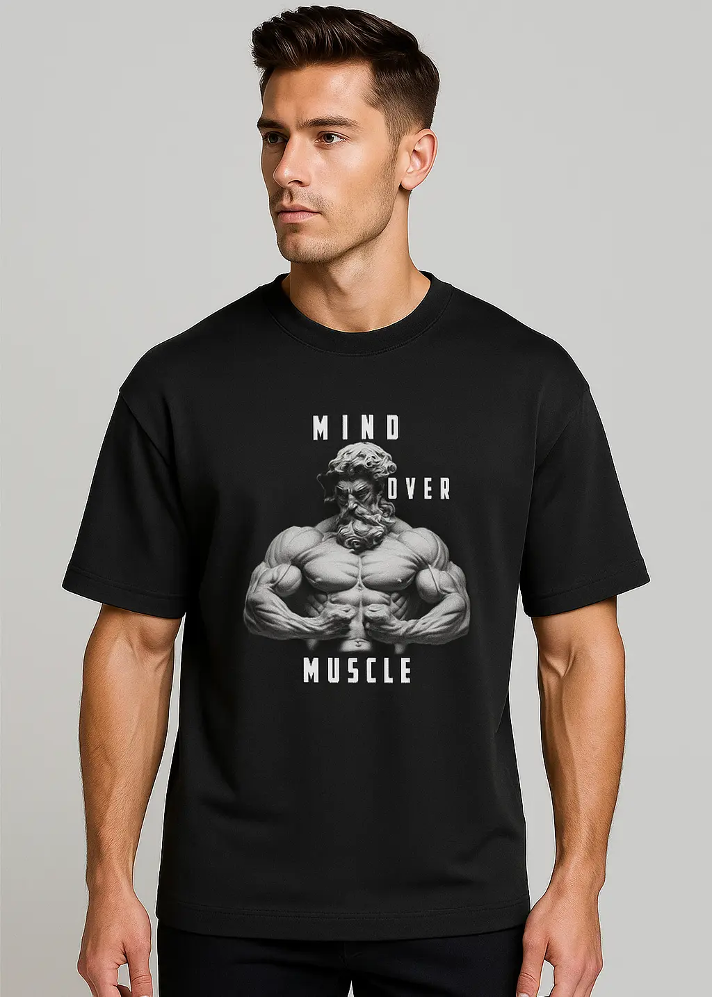 Mind Over Muscle   Oversized Standard T-Shirt My Store